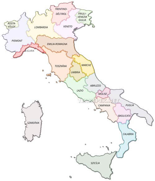Olaszország régiói