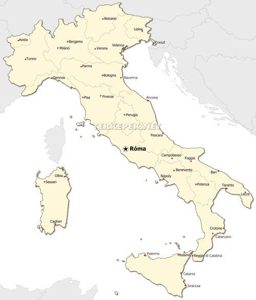 Olaszország városai